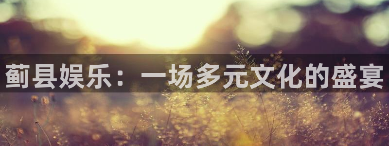 PG电子：蓟县娱乐：一场多元文化的盛宴